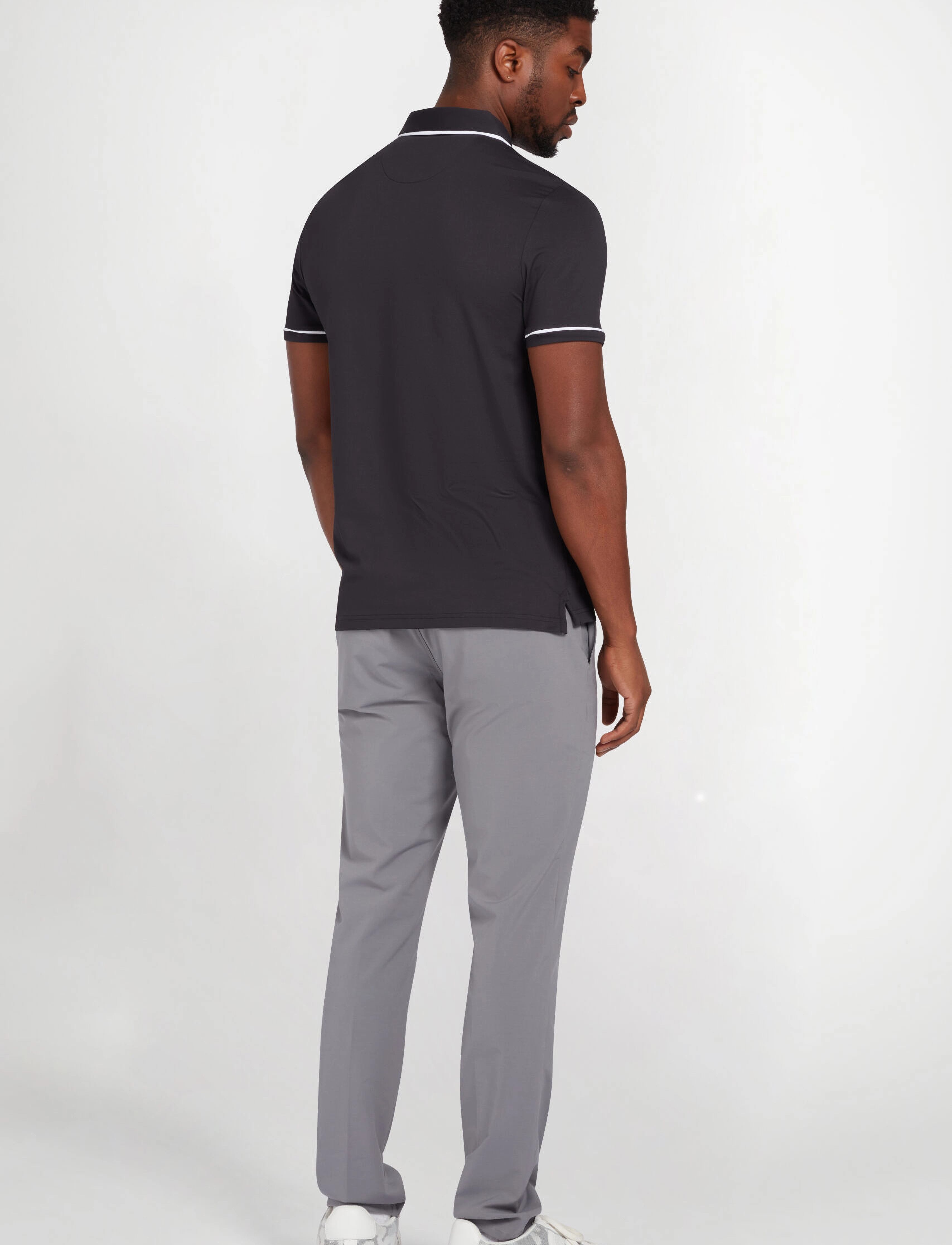Original Penguin Golf - Heritage Piped Polo - caviar - 4