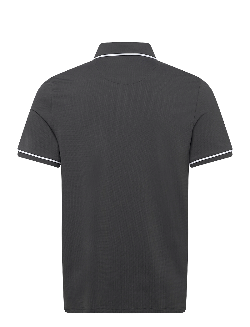 Original Penguin Golf - Technical Earl Short Sleeve Golf Polo Shirt - toppar & t-shirts - asphalt - 1