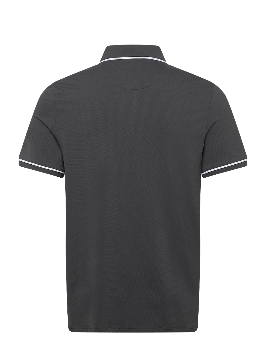Original Penguin Golf - Technical Earl Short Sleeve Golf Polo Shirt - tops & t-shirts - asphalt - 1