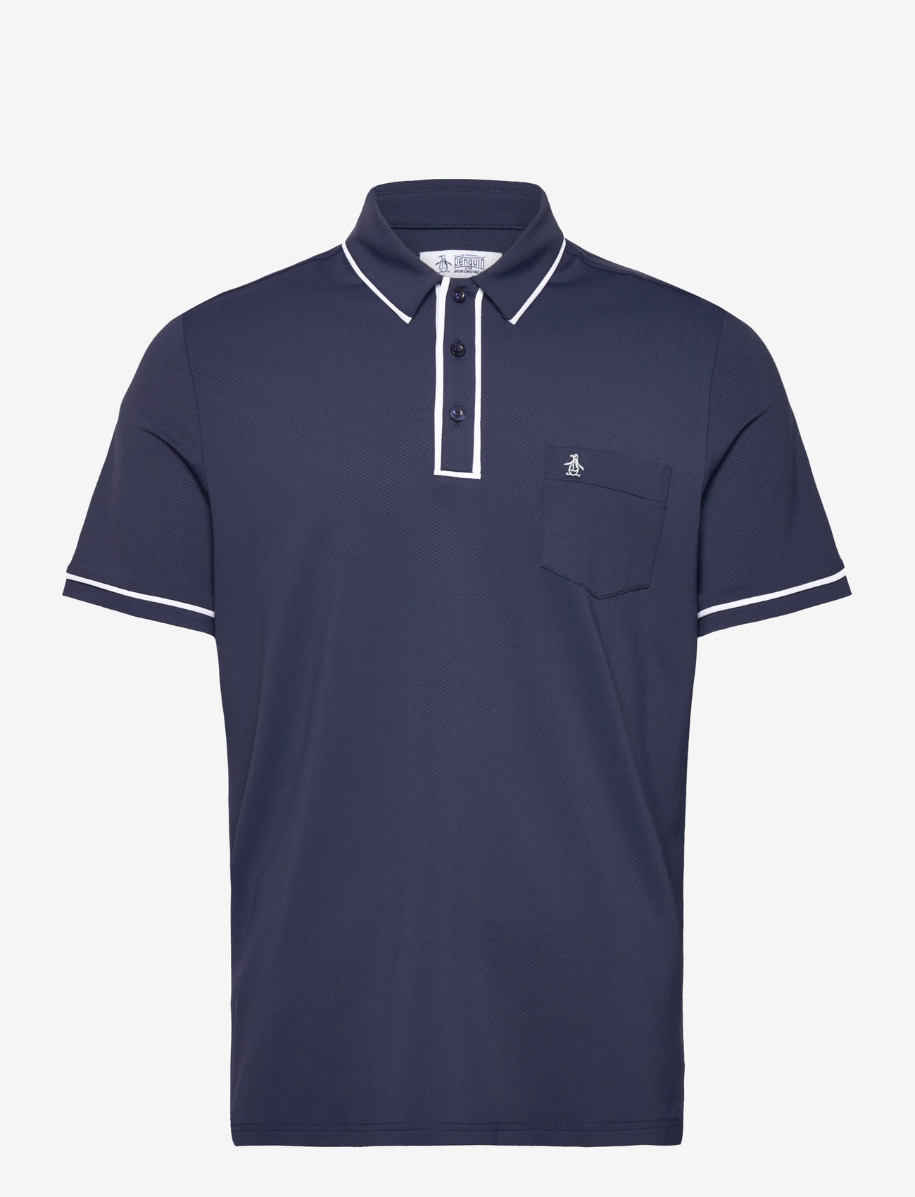Original Penguin Golf - THE TECHNICAL EARL - toppar & t-shirts - black iris - 0