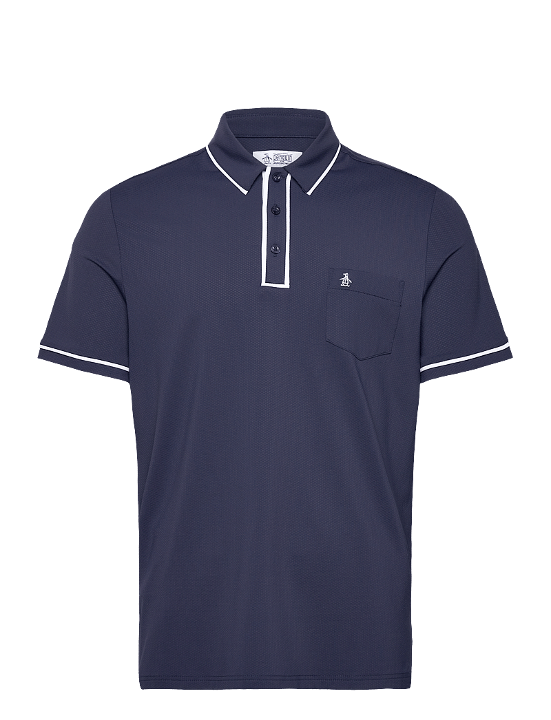 Original Penguin Golf - THE TECHNICAL EARL - toppar & t-shirts - black iris - 0