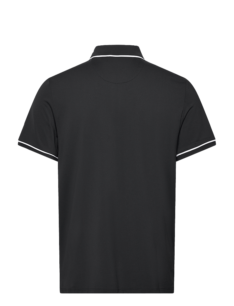 Original Penguin Golf - Technical Earl Short Sleeve Golf Polo Shirt - polos - caviar - 1