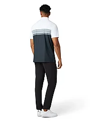 Original Penguin Golf - Engineered novelty stripe blocked print polo - polo marškinėliai trumpomis rankovėmis - bright white - 3