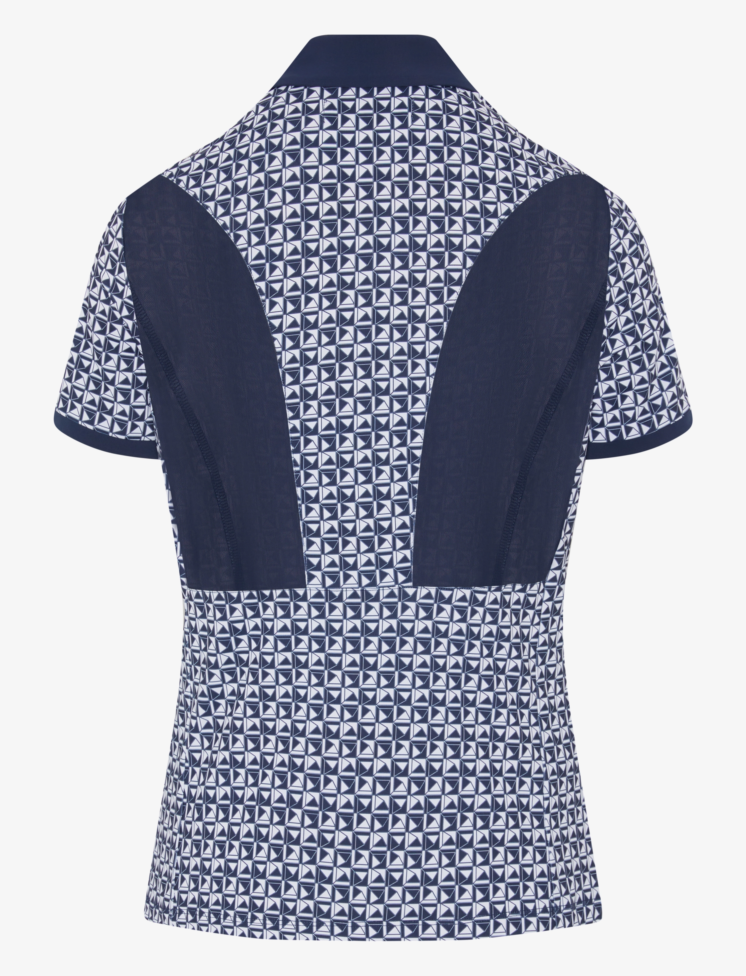 Original Penguin Golf - Geo printed polo with mesh back insert - black iris - 2