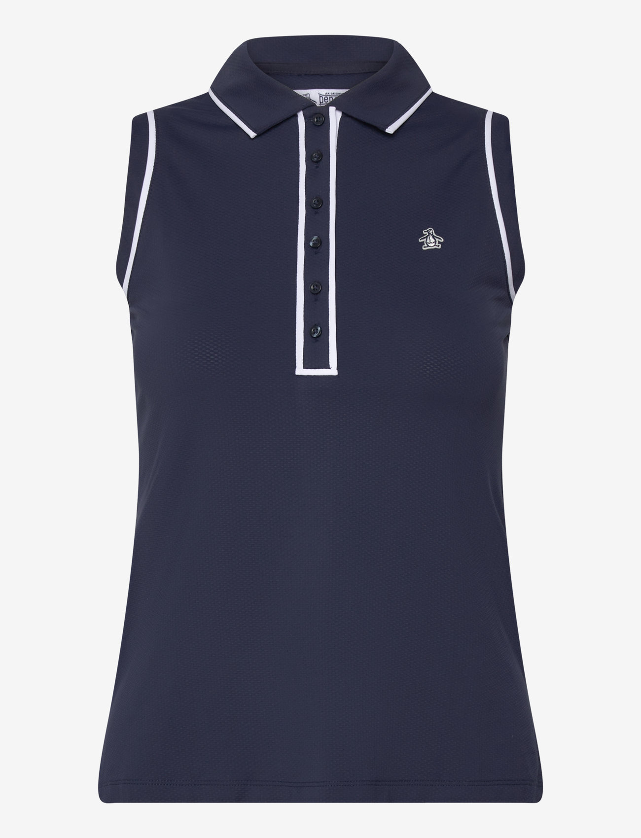 Original Penguin Golf - Sleeveless Veronica Golf Polo - tank tops - black iris - 1