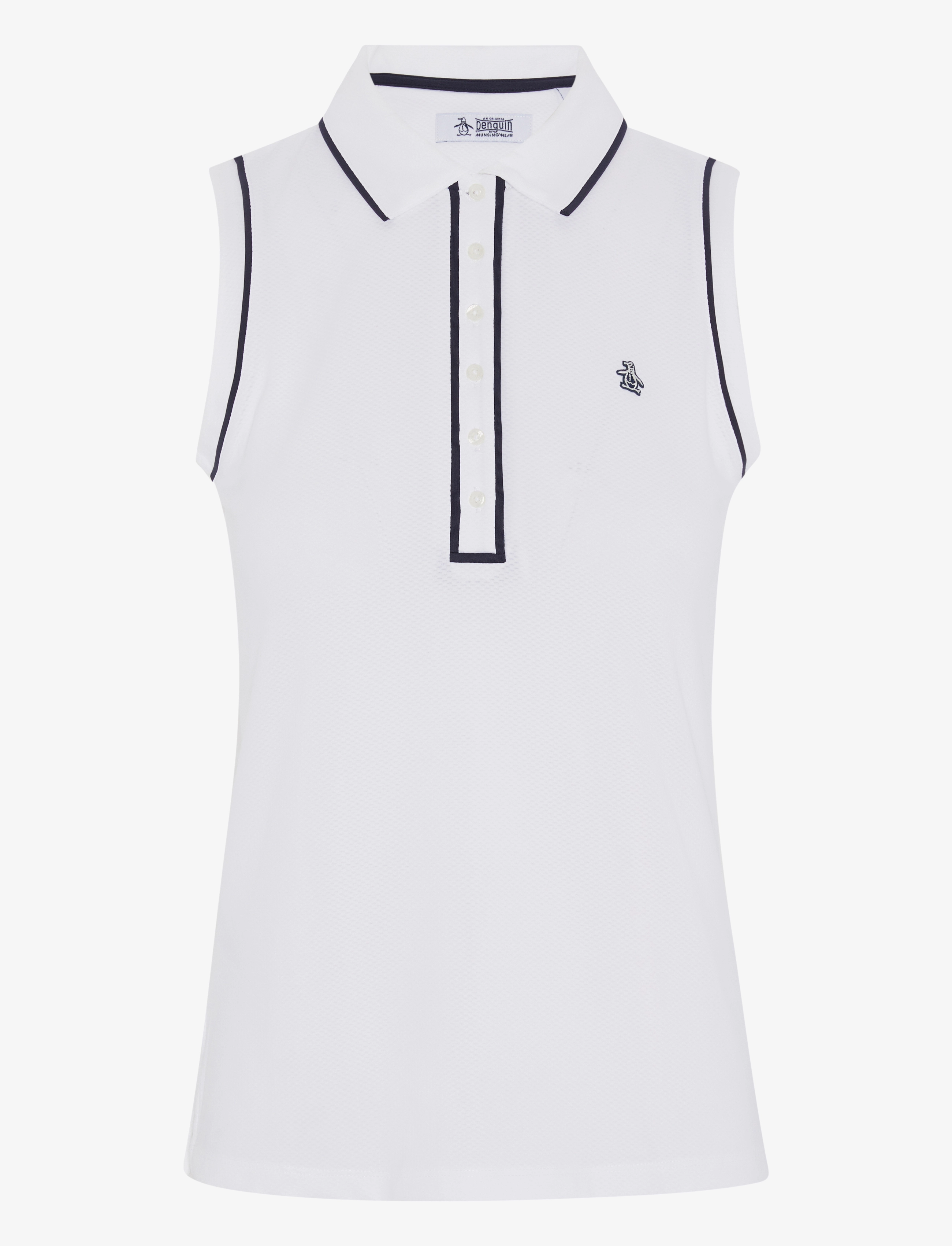 ORIGINAL PENGUIN GOLF Ärmellos Veronica Polo Weiß - XXL - Damen