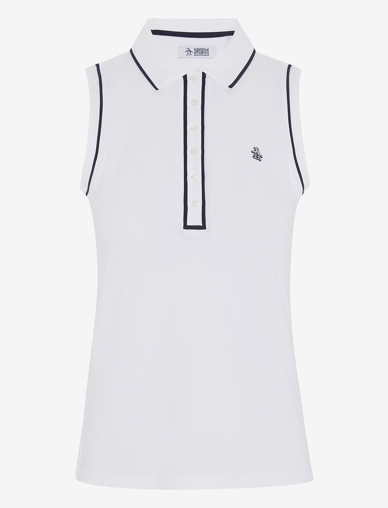 Original Penguin Golf - SLEEVELESS VERONICA POLO - topjes - bright white - 1