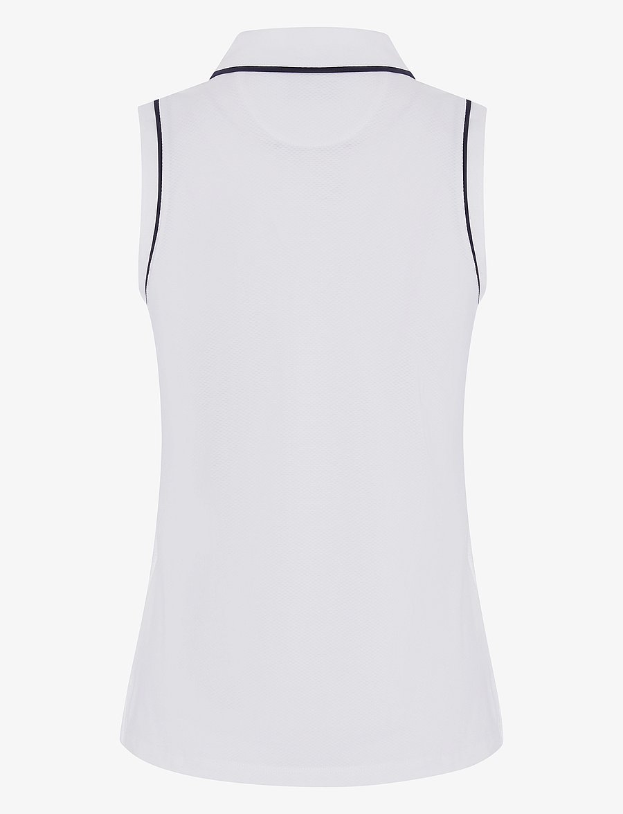 Original Penguin Golf - SLEEVELESS VERONICA POLO - tank tops - bright white - 2