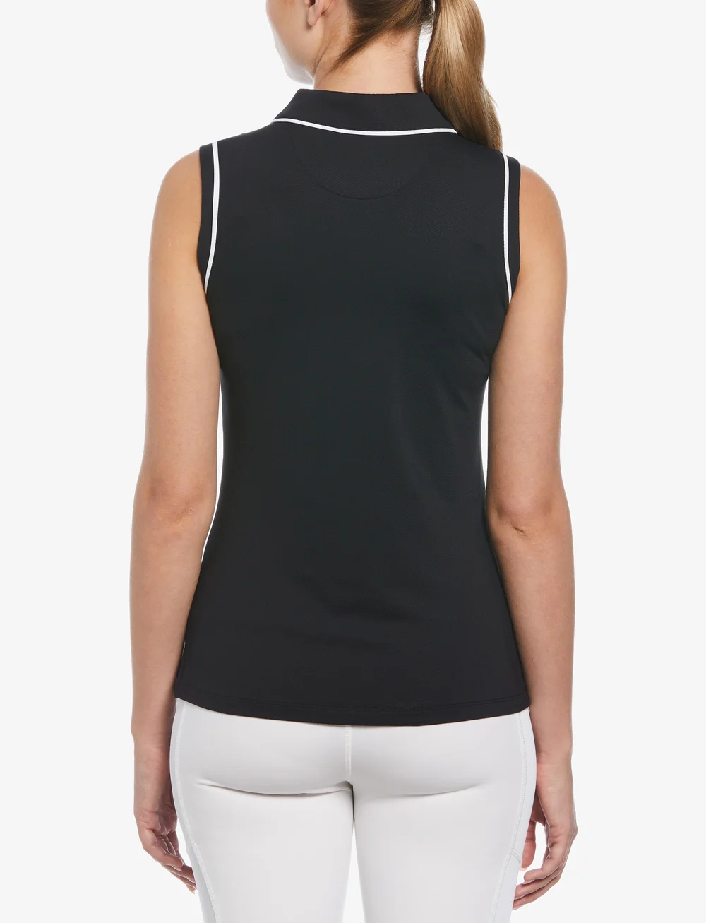 Original Penguin Golf - SLEEVELESS VERONICA POLO - toppe & t-shirts - caviar - 3
