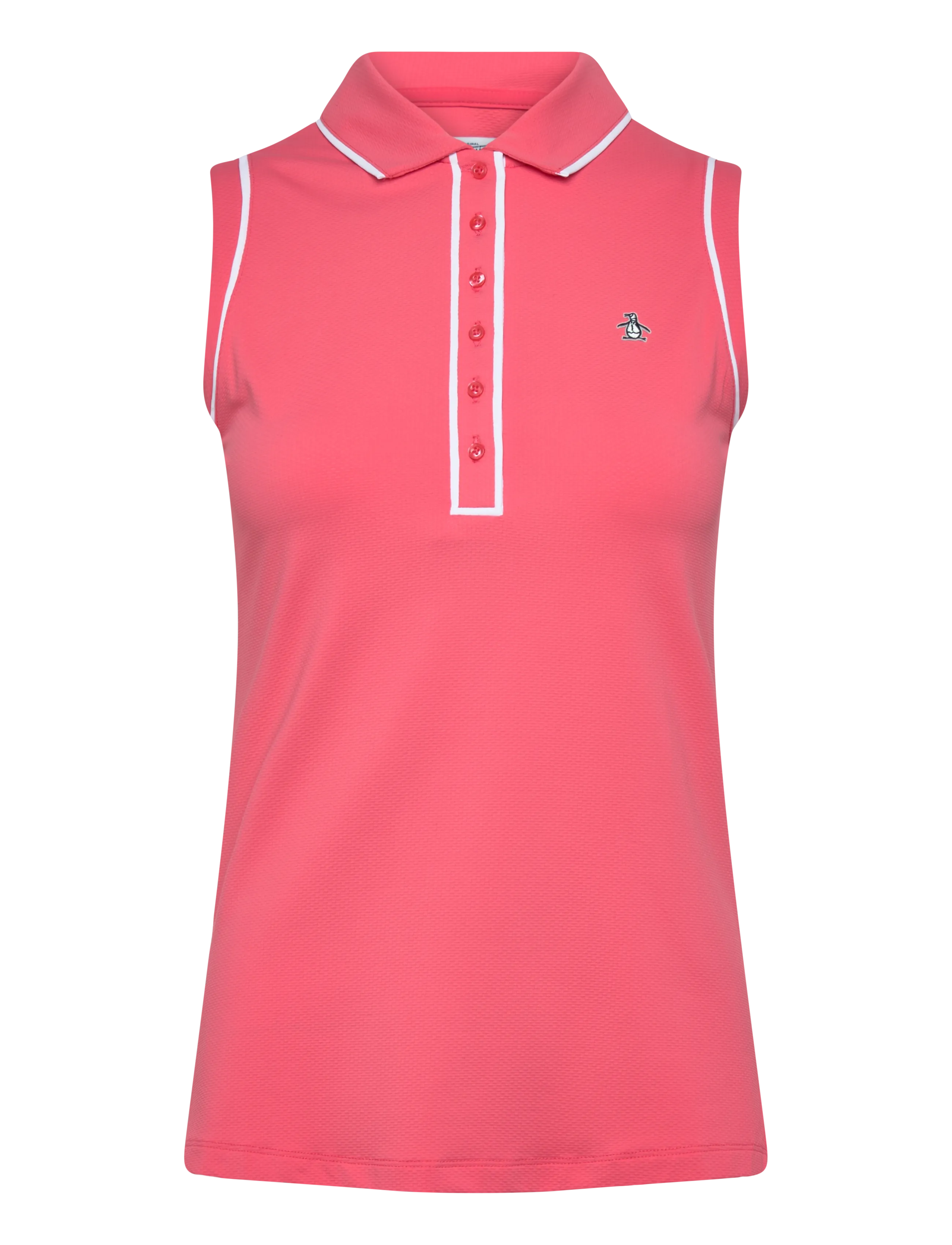 ORIGINAL PENGUIN GOLF Ärmellos Veronica Polo Pink - S - Damen