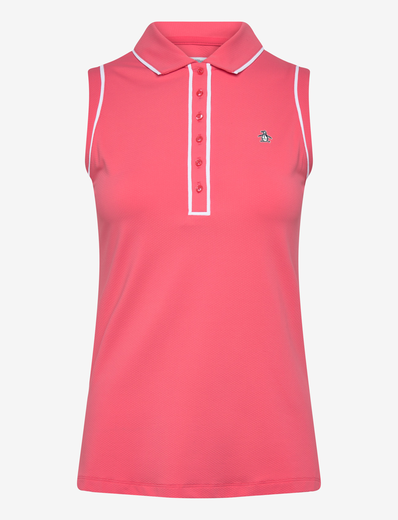 Original Penguin Golf - Sleeveless Veronica Golf Polo - polos - sunkissed coral - 0