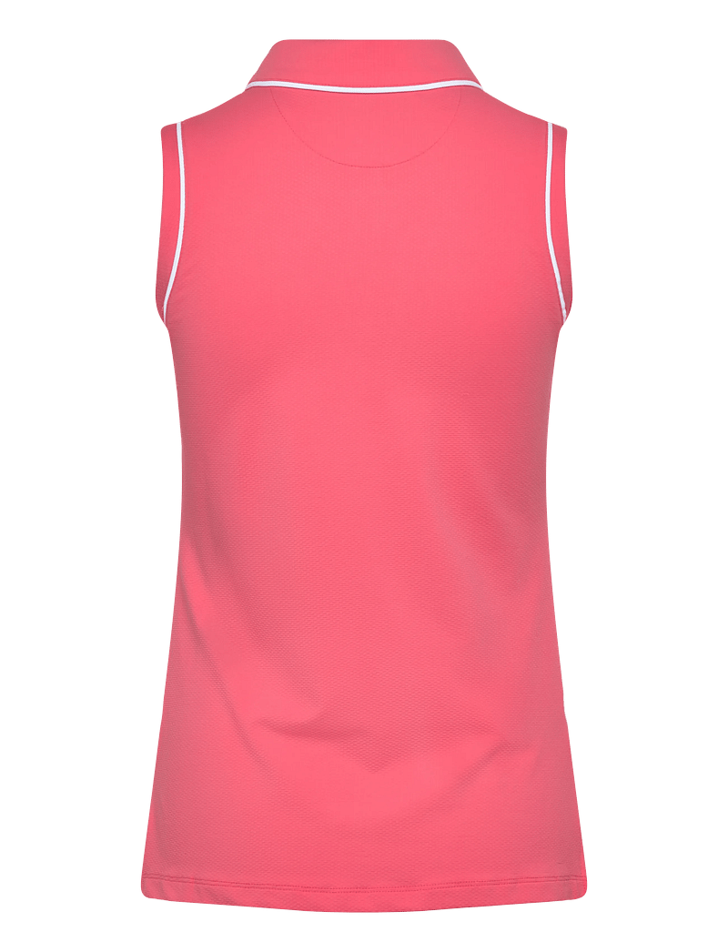 Original Penguin Golf - SLEEVELESS VERONICA POLO - tank tops - sunkissed coral - 1