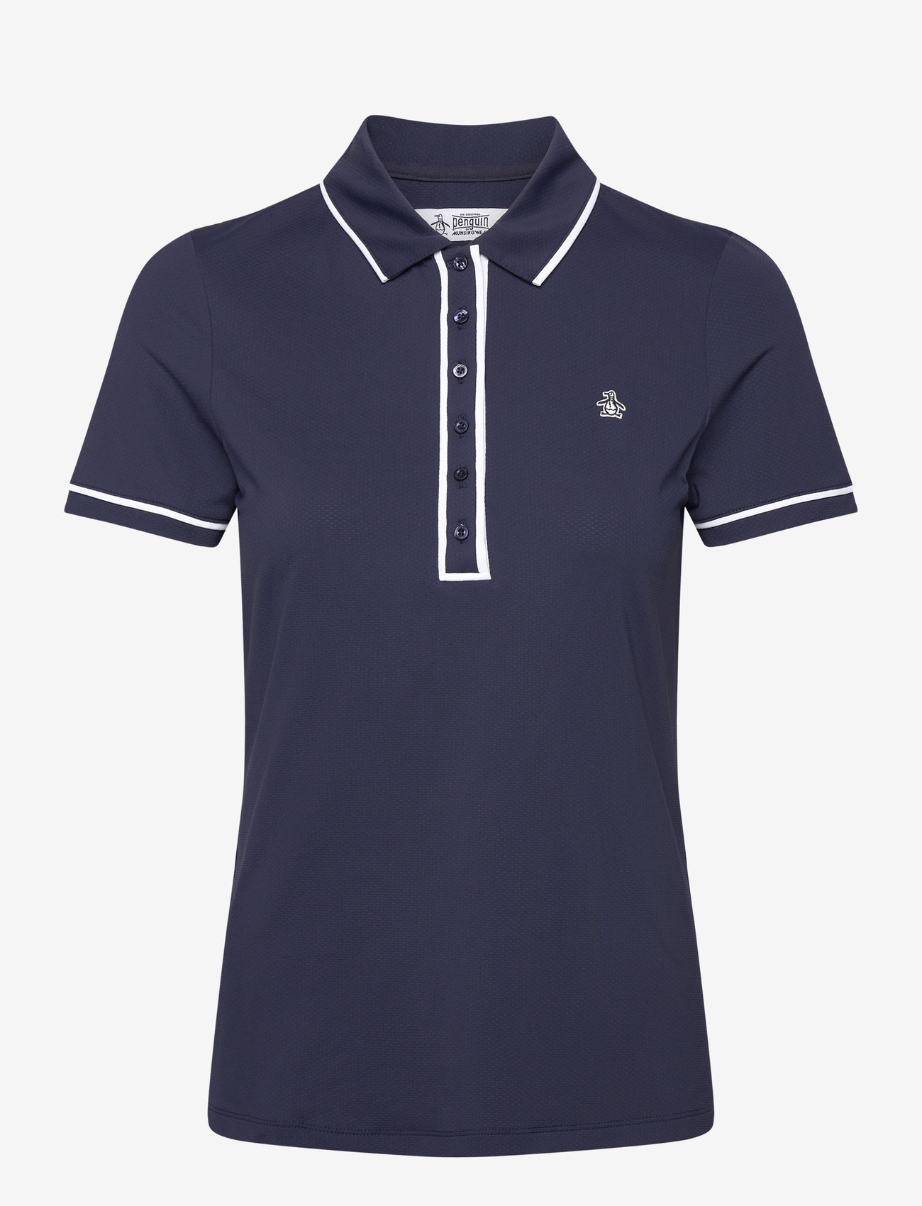 Original Penguin Golf - SHORT SLEEVE VERONICA POLO - oberteile & t-shirts - black iris - 0