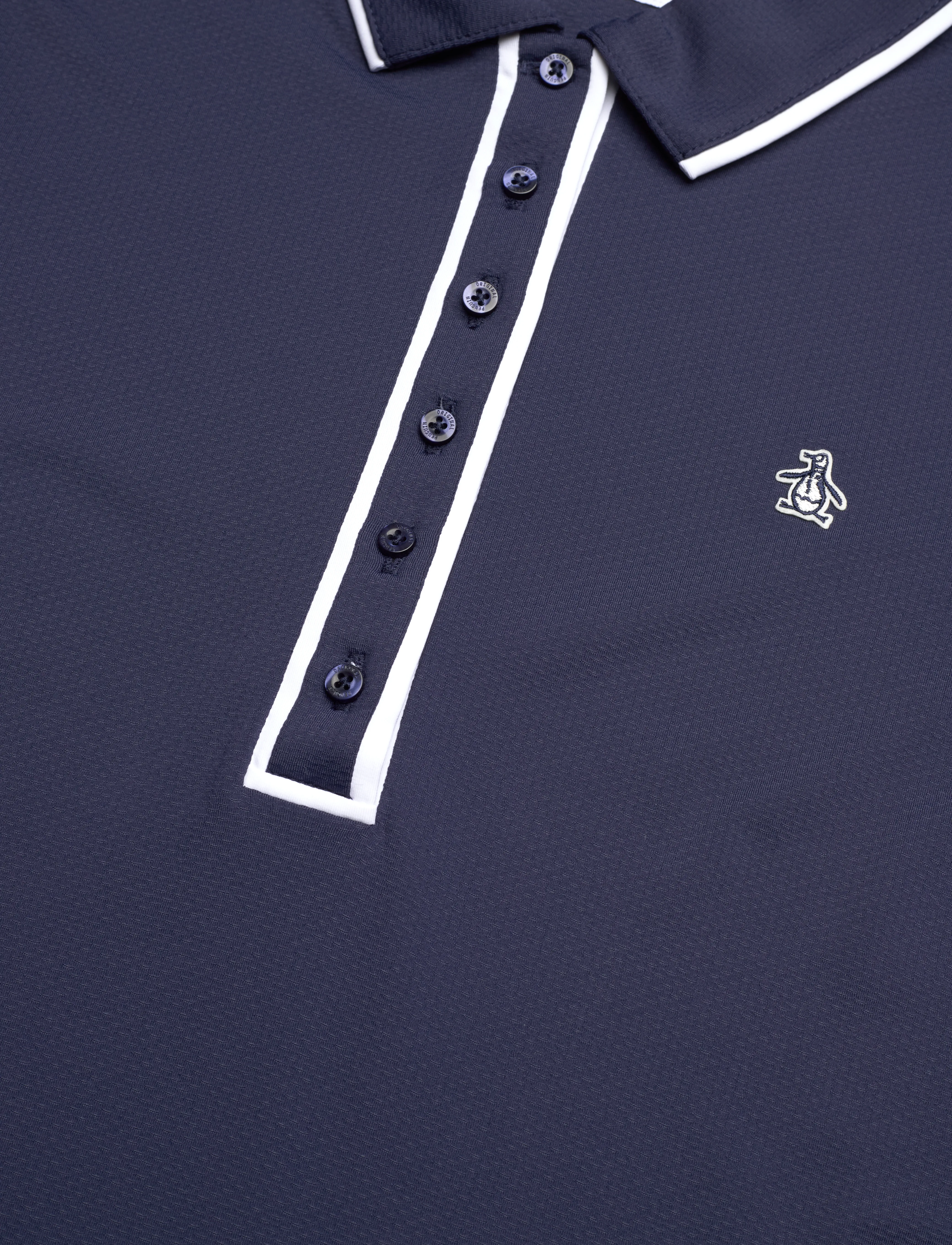 Original Penguin Golf - SHORT SLEEVE VERONICA POLO - oberteile & t-shirts - black iris - 2