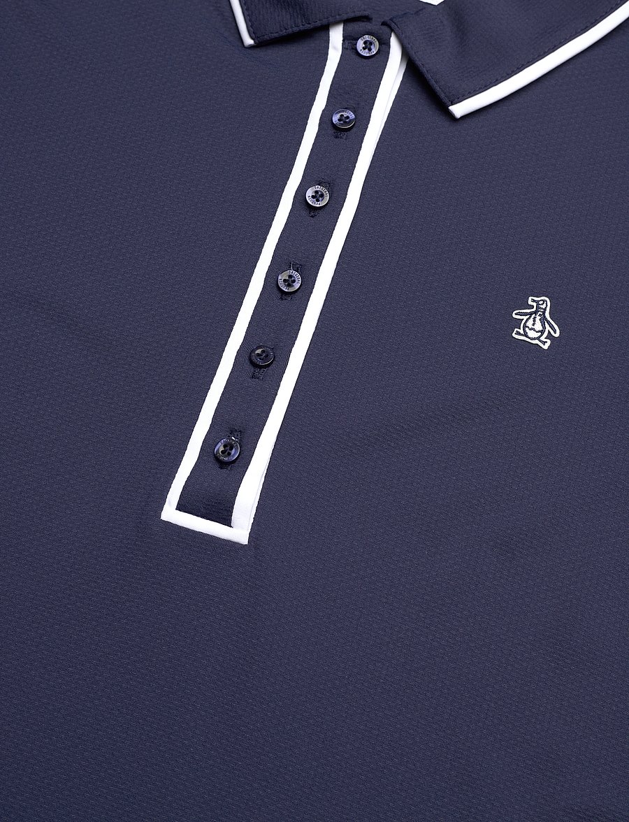 Original Penguin Golf - SHORT SLEEVE VERONICA POLO - alussärgid ja t-särgid - black iris - 2