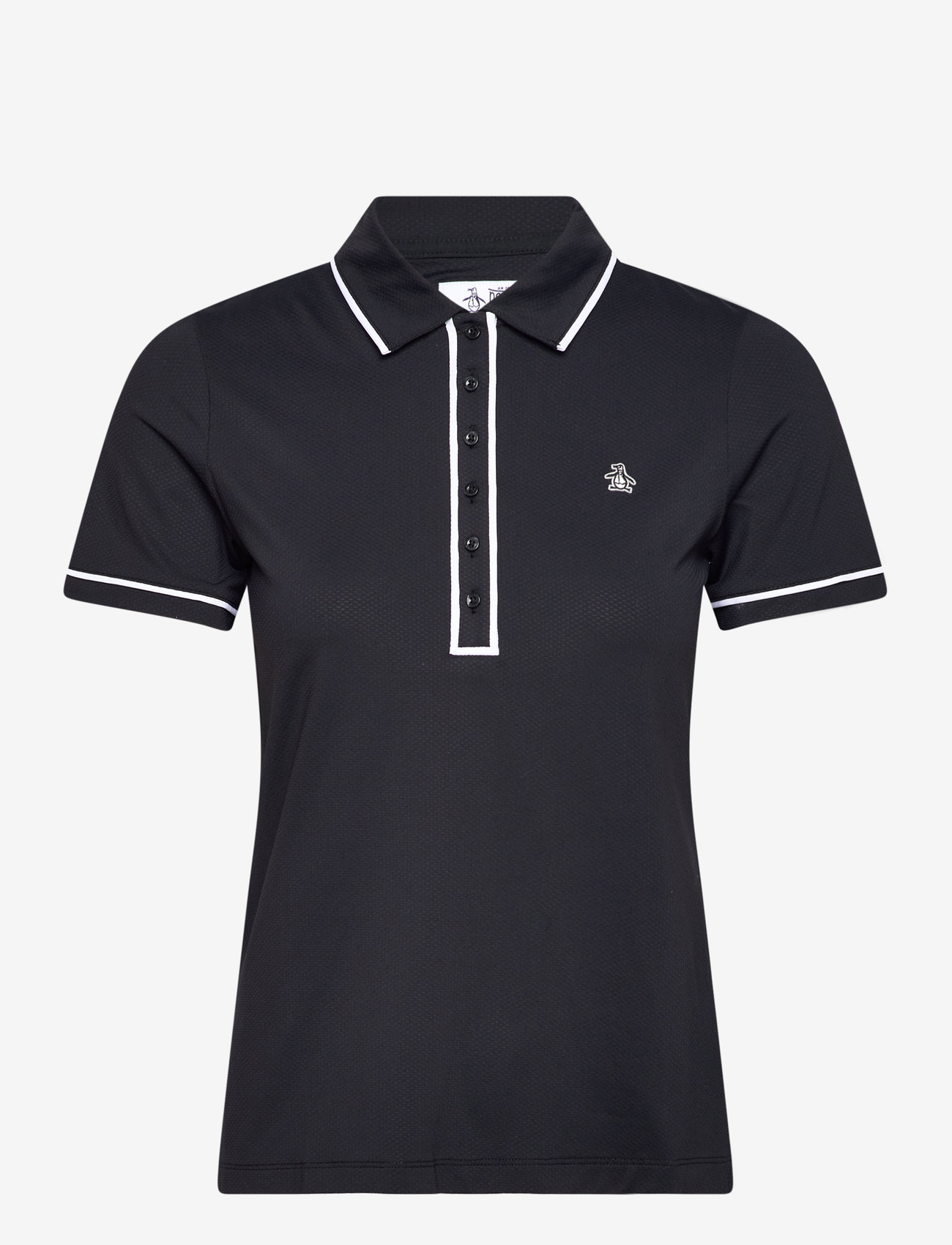 Original Penguin Golf - Short Sleeve Performance Veronica Golf Polo - polosärgid - caviar - 0