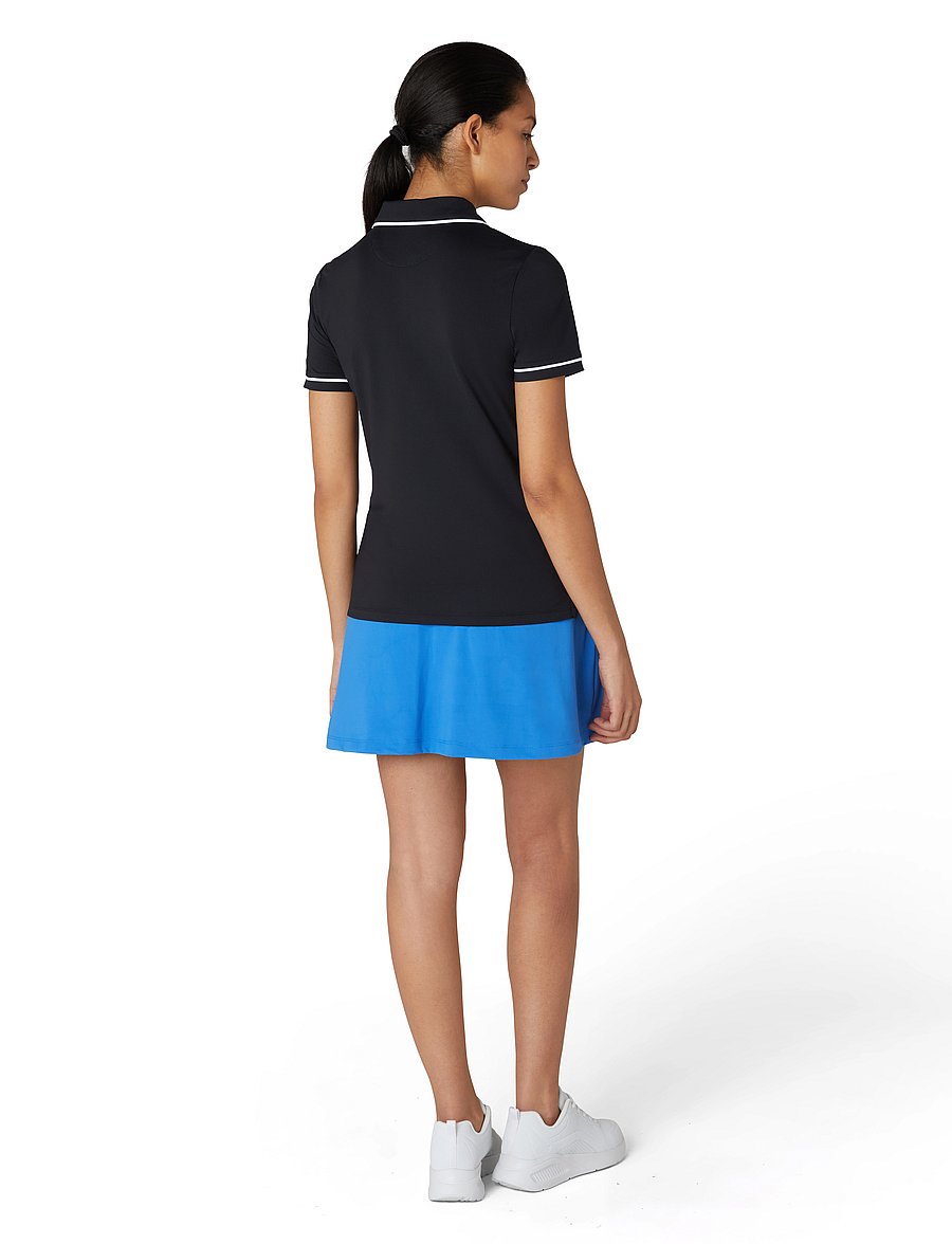 Original Penguin Golf - Short Sleeve Performance Veronica Golf Polo - toppe & t-shirts - caviar - 3