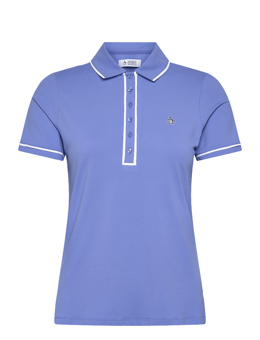 Original Penguin Golf - Short Sleeve Performance Veronica Golf Polo - toppar & t-shirts - ultramarine - 0