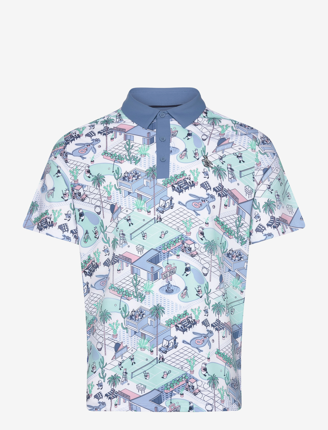 Original Penguin Golf - Palm Springs Polo - oberteile & t-shirts - bright white - 0