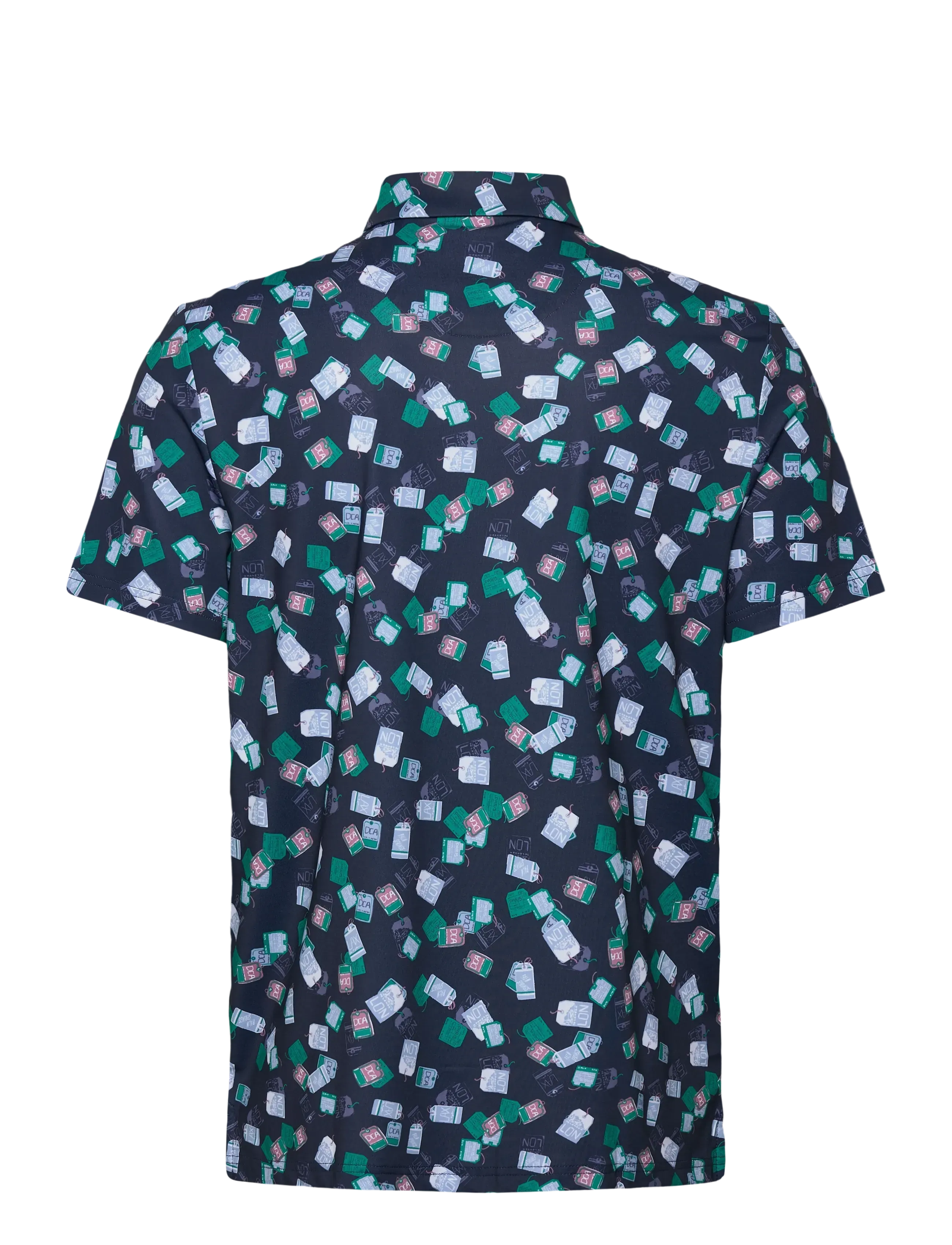 Original Penguin Golf - Pete’s Travel Tag Caddy Polo - palaidinės ir marškinėliai - black iris - 1