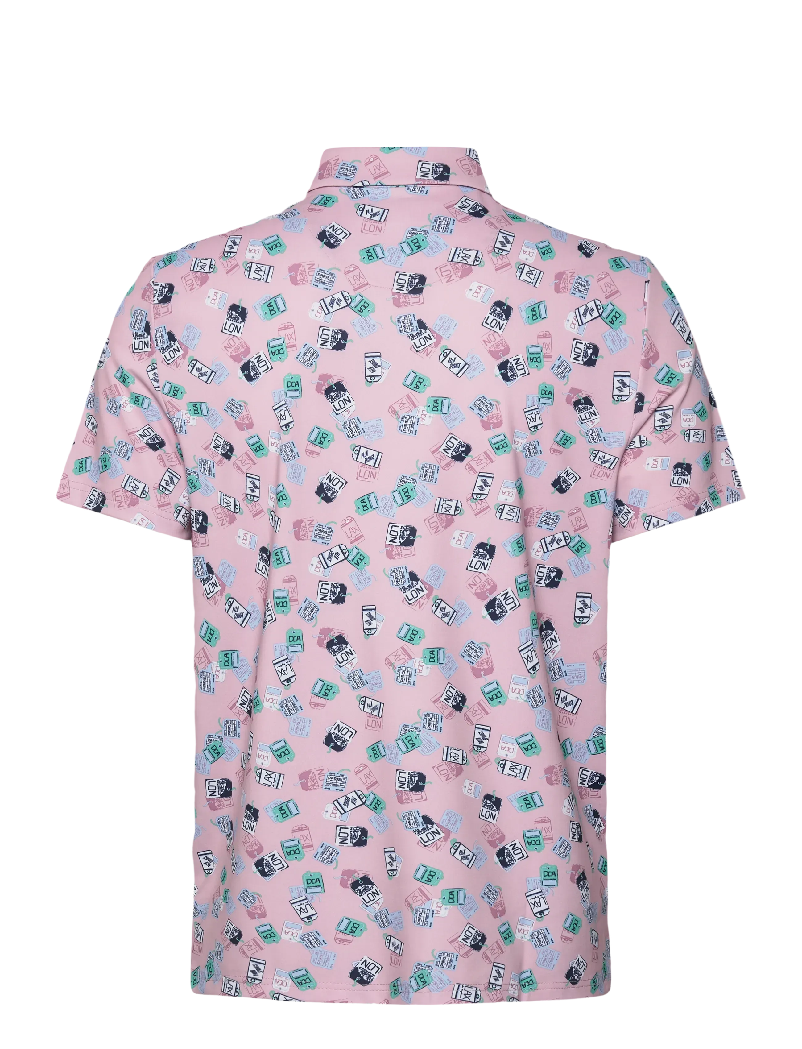 Original Penguin Golf - Pete’s Travel Tag Caddy Polo - toppe & t-shirts - charm pink - 1