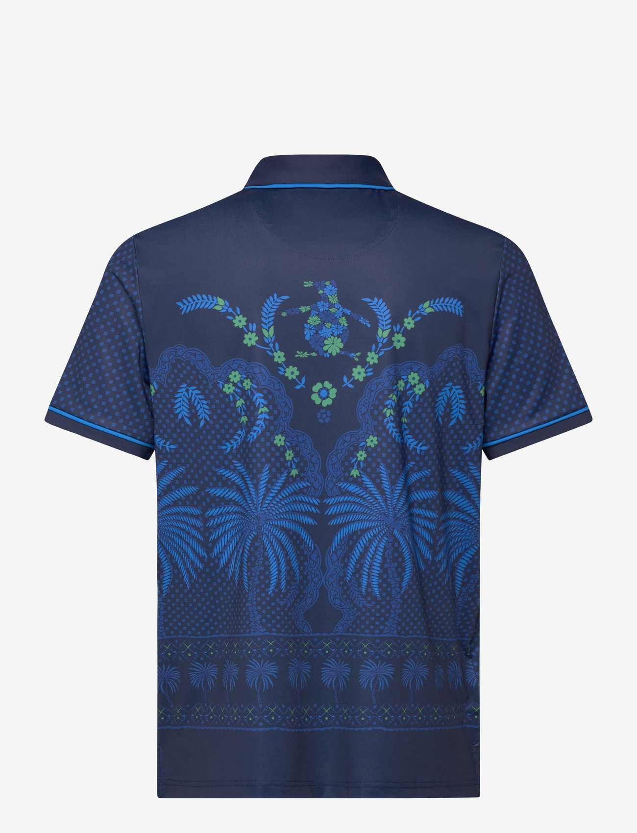 Original Penguin Golf - NOVELTY GRAPHIC PRINT POLO - toppe & t-shirts - black iris - 1