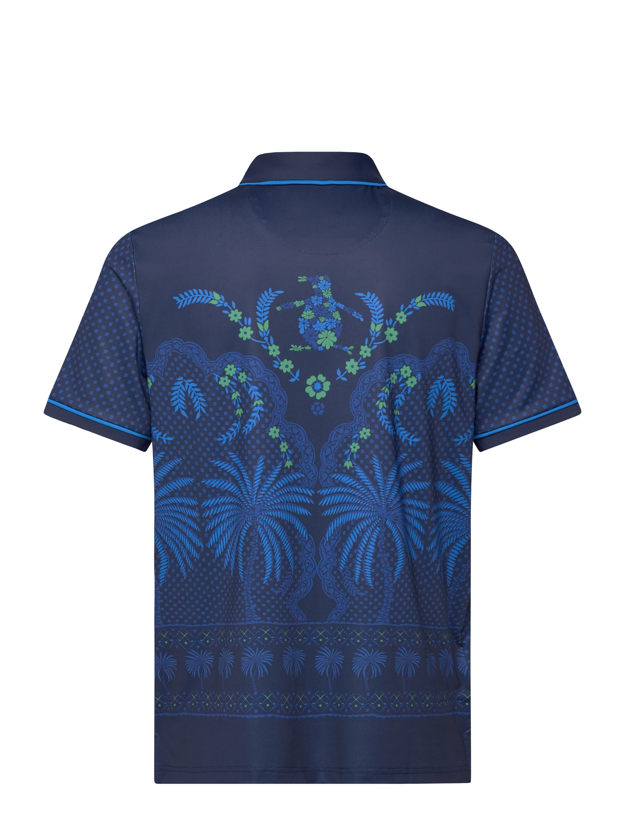 Original Penguin Golf - NOVELTY GRAPHIC PRINT POLO - black iris - 1