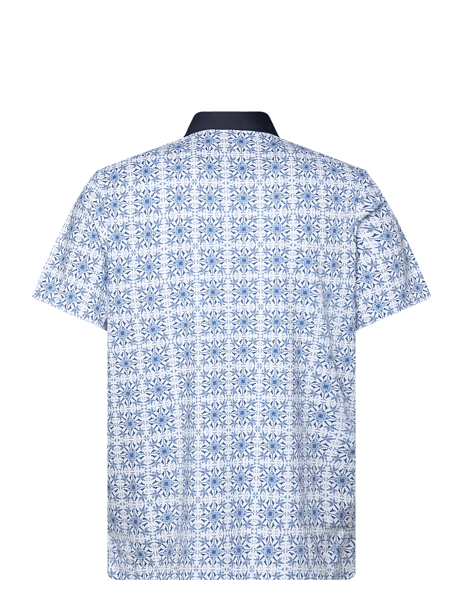 Original Penguin Golf - PETE'S COCKTAIL WINDOWPANE POLO - bright white - 1