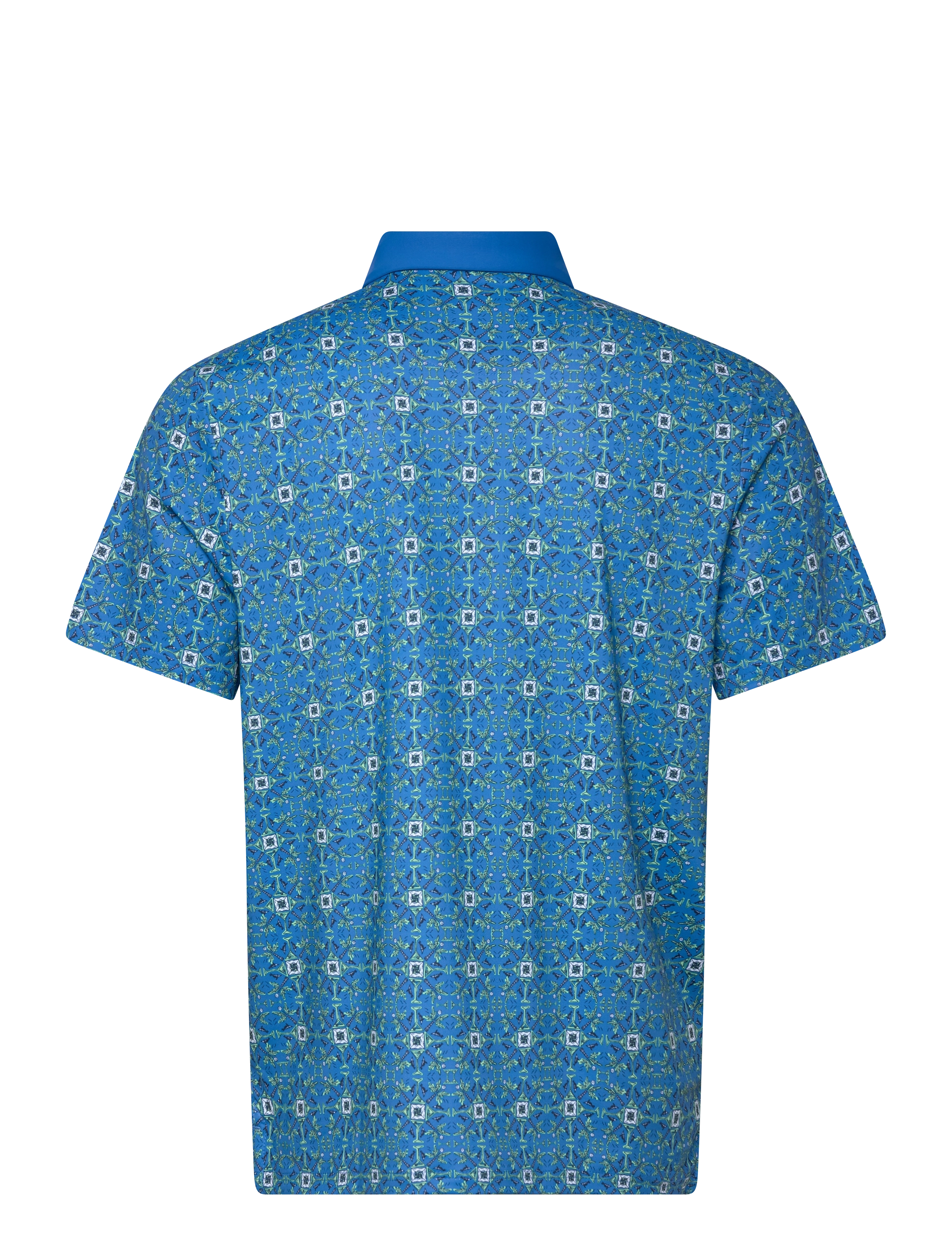 Original Penguin Golf - PETE'S COCKTAIL WINDOWPANE POLO - french blue - 1