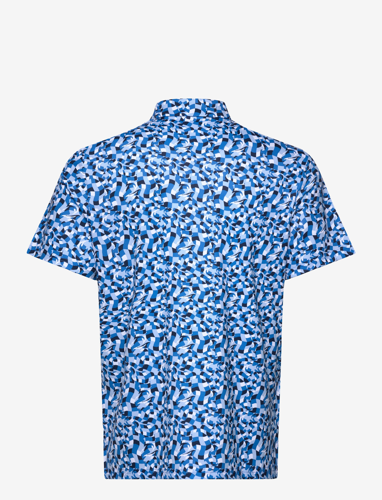 Original Penguin Golf - UNDERWATER MOSAIC GEO POLO - oberteile & t-shirts - french blue - 1