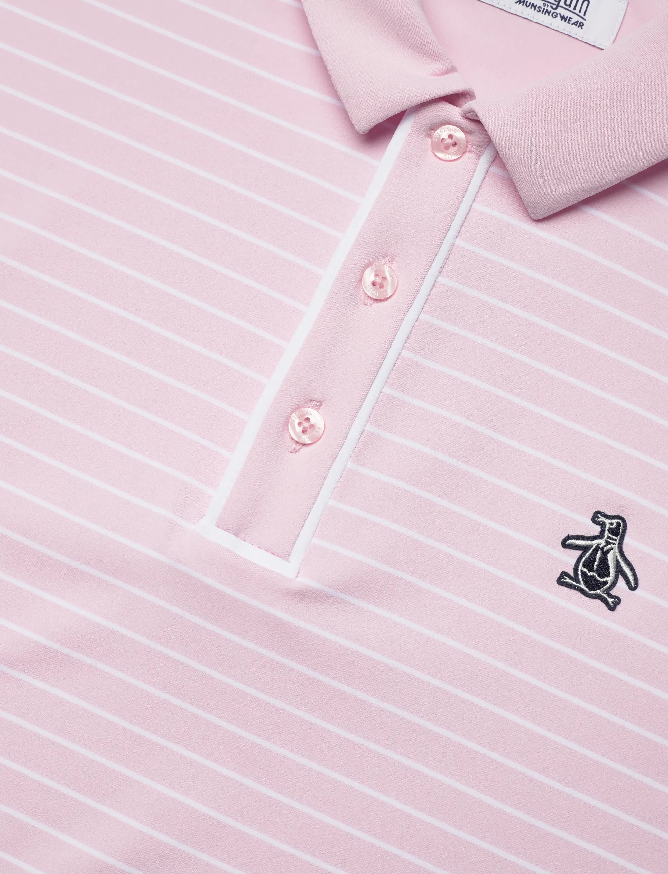 Original Penguin Golf - Heritage Stripe Polo - charm pink - 2