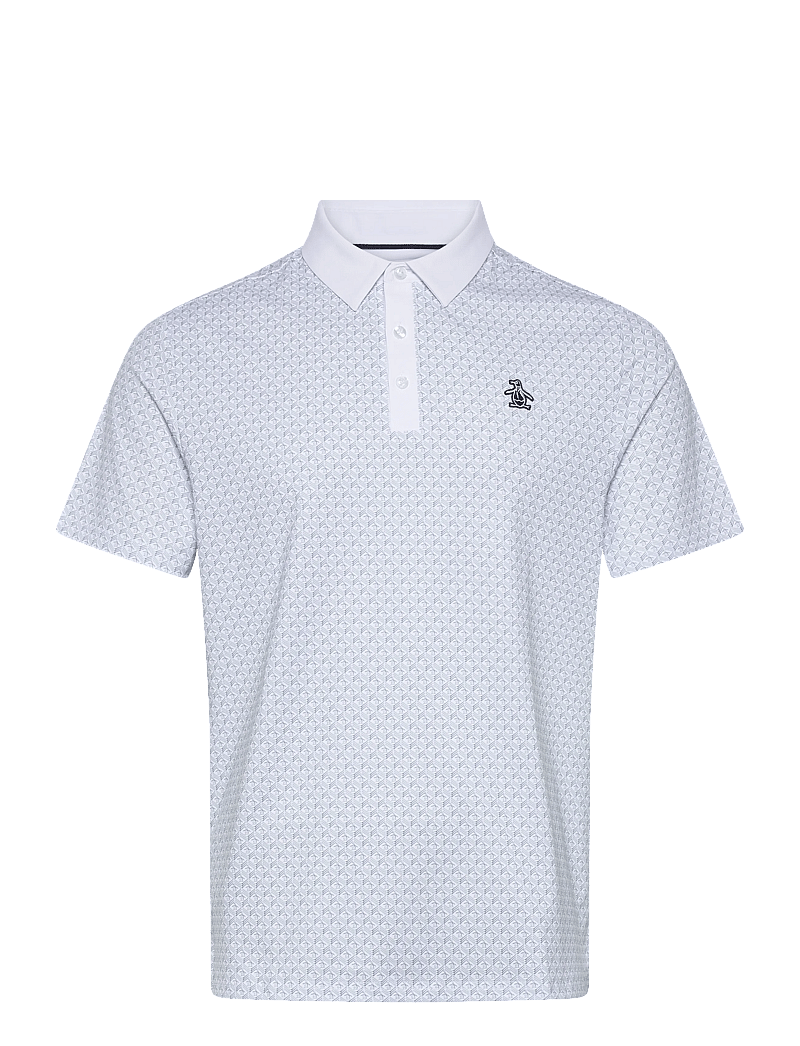 Original Penguin Golf - Pete’s Tee Time Polo - toppe & t-shirts - bright white - 0