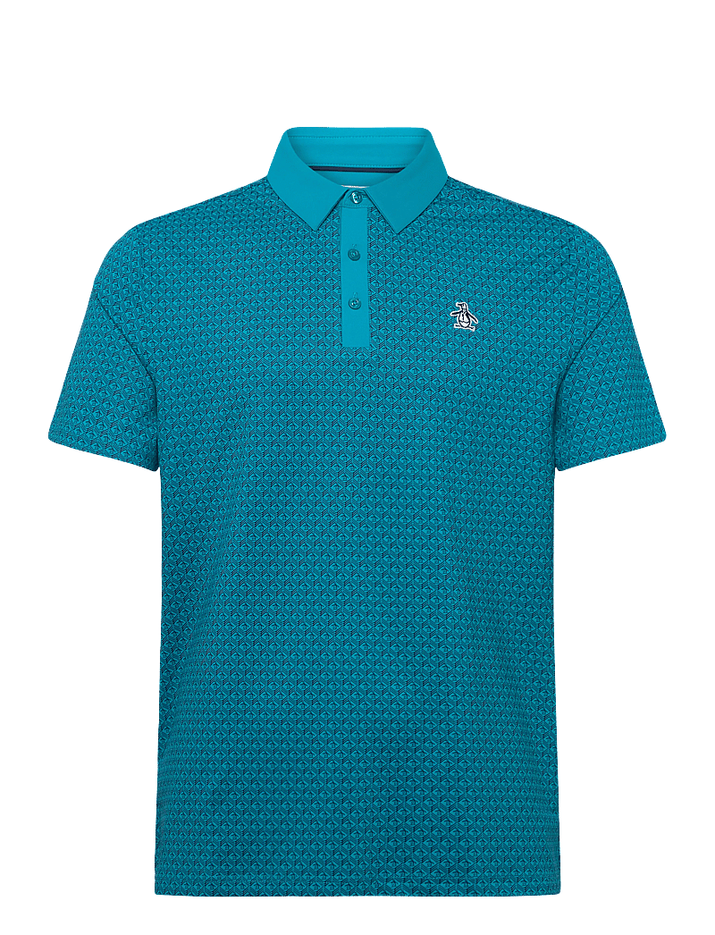 Original Penguin Golf - Pete’s Tee Time Polo - polo's - caribbean sea - 0