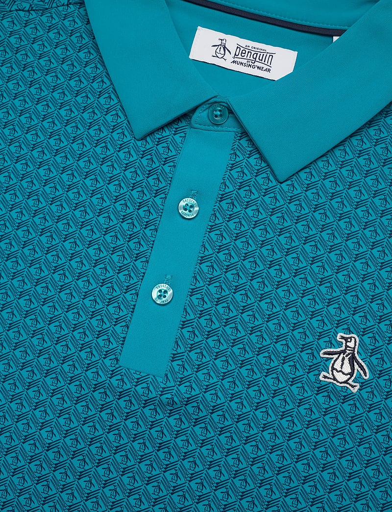 Original Penguin Golf - Pete’s Tee Time Polo - polo's - caribbean sea - 2