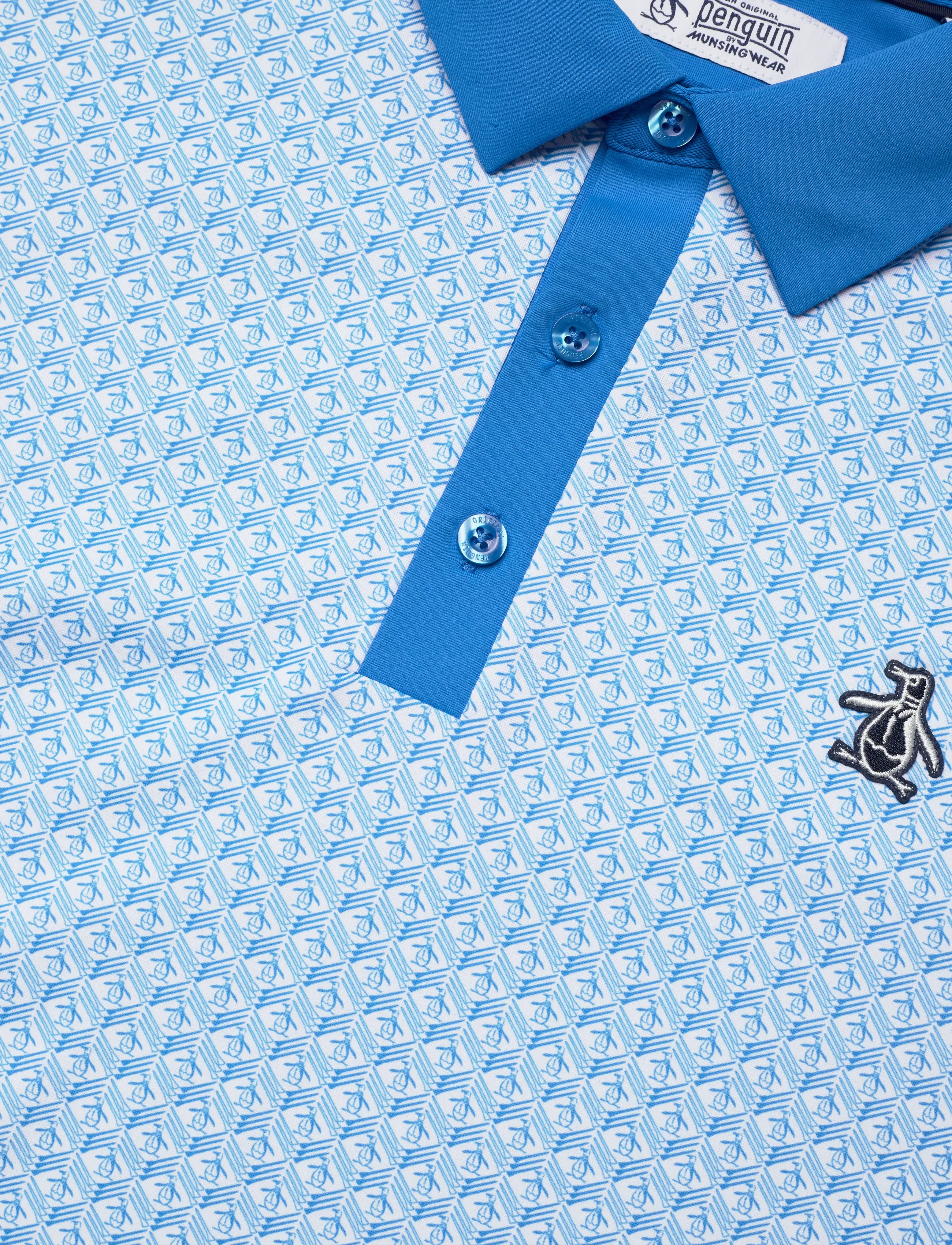Original Penguin Golf - Pete’s Tee Time Polo - kurzärmelig - french blue - 2