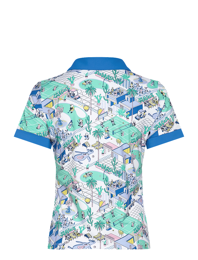 Original Penguin Golf - SS Palm Springs Polo - toppar & t-shirts - bright white - 1