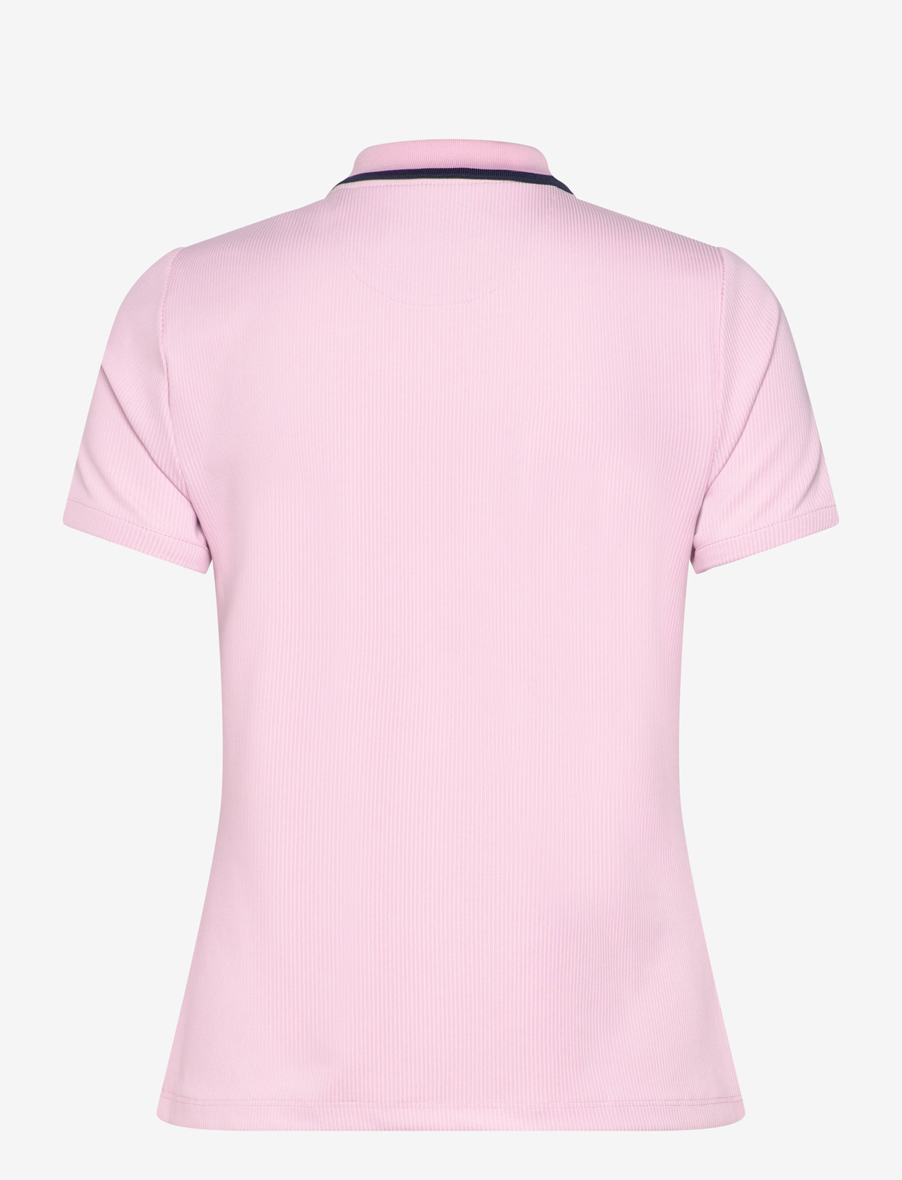 Original Penguin Golf - SS Rib Polo W/ Metallic Zipper - toppe & t-shirts - charm pink - 1