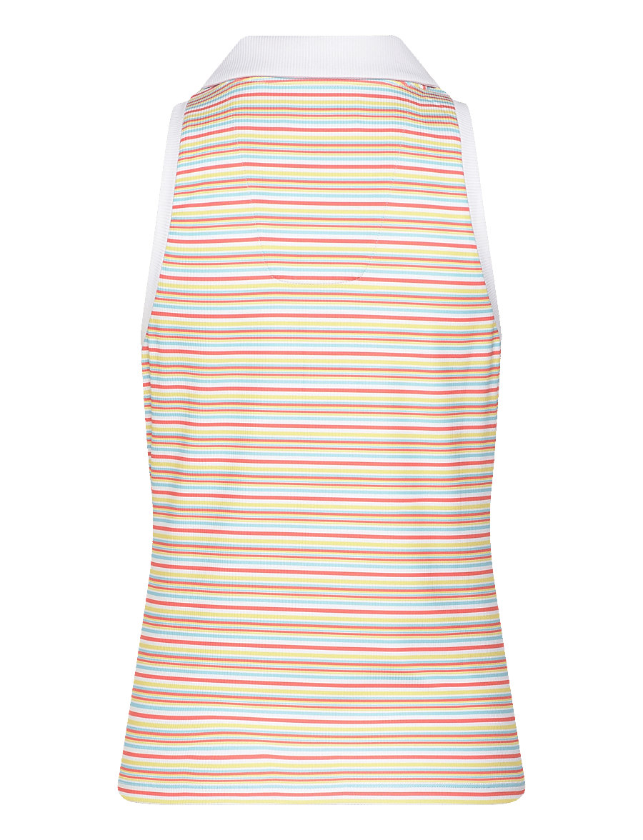 Original Penguin Golf - Ribbed Fine Line Stripe SL Polo - bright white - 1