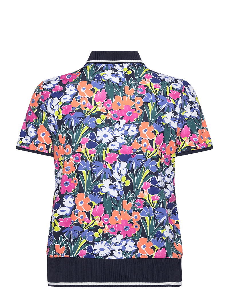 Original Penguin Golf - Polo with Scallop Rib - oberteile & t-shirts - black iris - 1