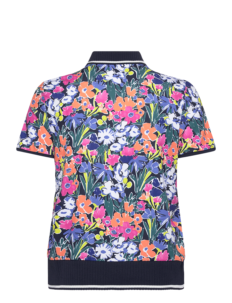 Original Penguin Golf - Polo with Scallop Rib - oberteile & t-shirts - black iris - 1