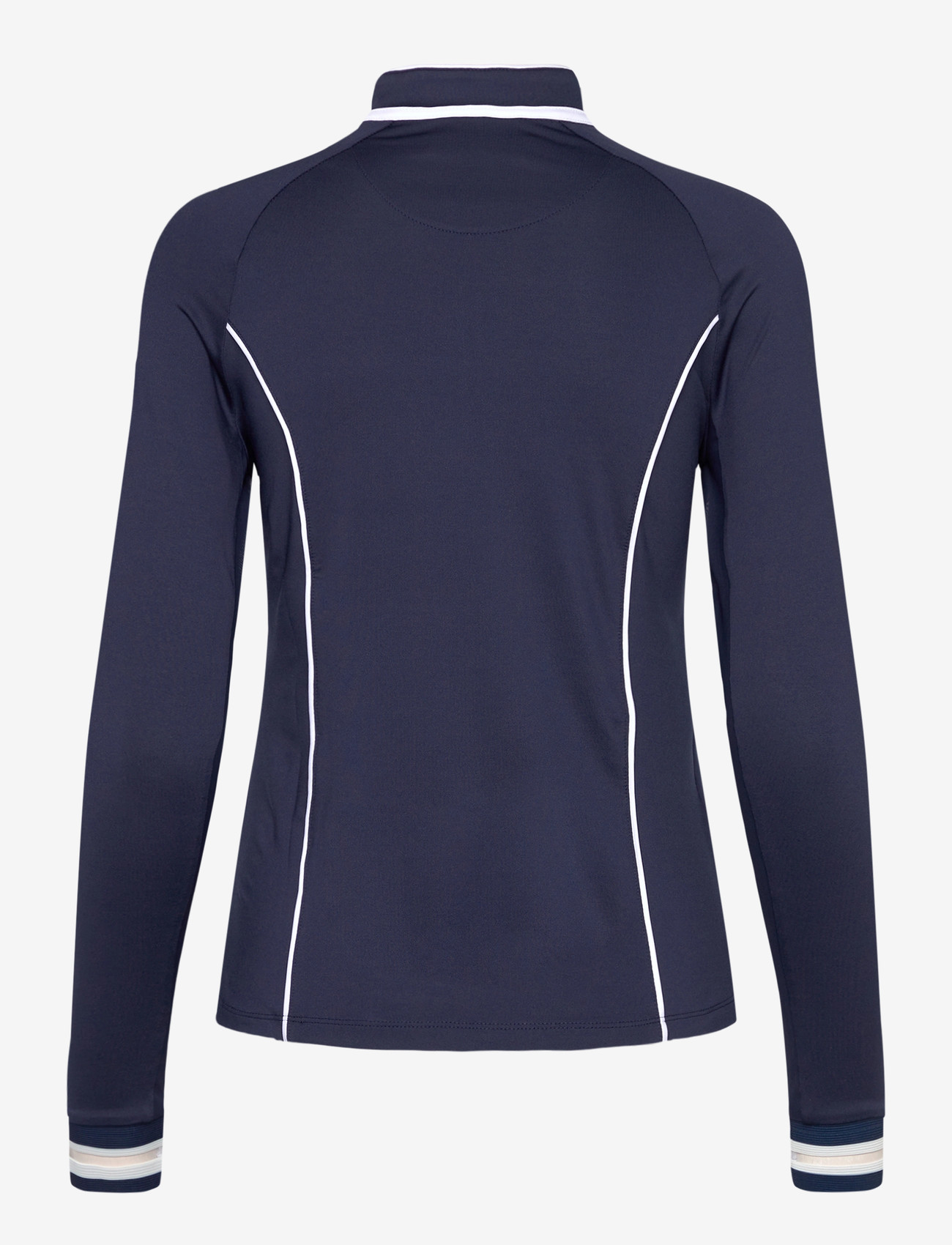 Original Penguin Golf - SUN PROTECTION GOLF 1/4 ZIP TOP - alussärgid ja t-särgid - black iris - 1