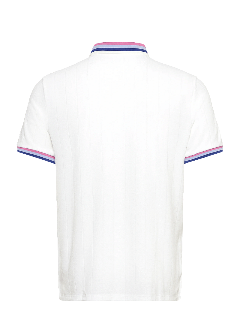 Original Penguin Golf - Performance polo with ribbed blocking - toppar & t-shirts - bright white - 1