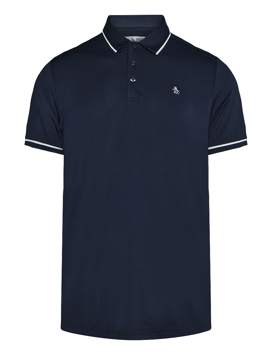 Original Penguin Golf - PETE’S SOLID POLO - oberteile & t-shirts - black iris - 0
