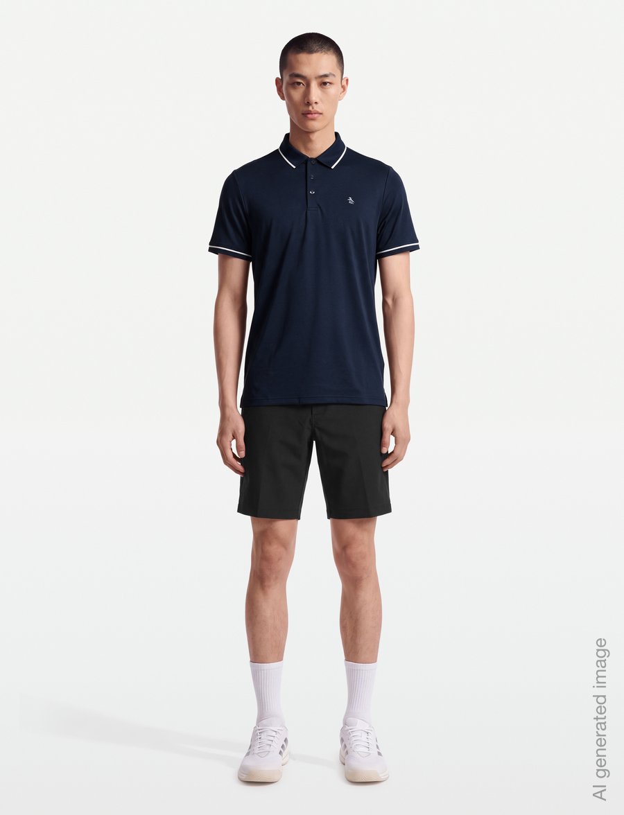 Original Penguin Golf - PETE’S SOLID POLO - polos - black iris - 0