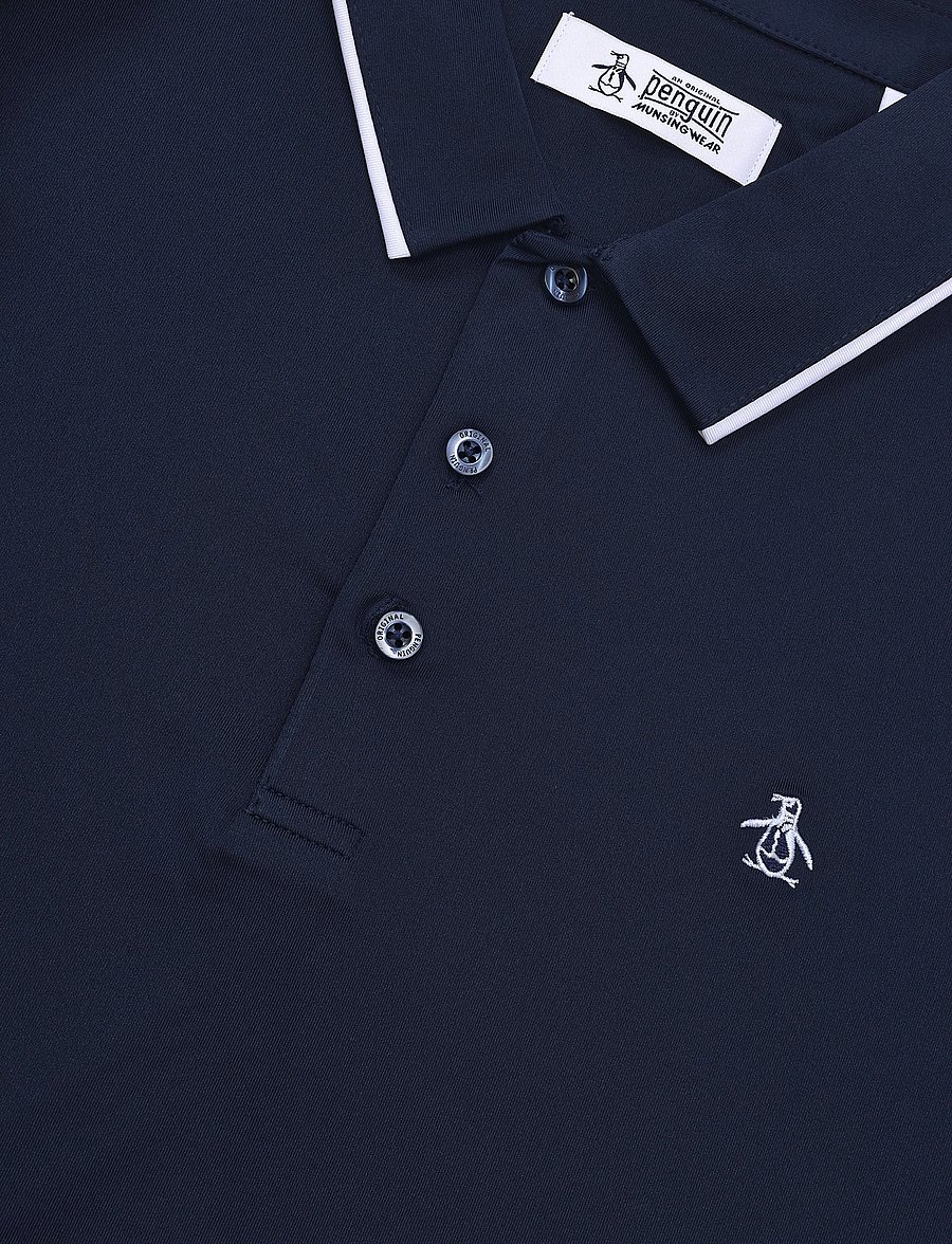 Original Penguin Golf - PETE’S SOLID POLO - oberteile & t-shirts - black iris - 2