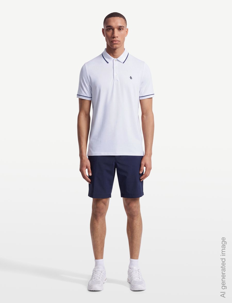 Original Penguin Golf - PETE’S SOLID POLO - oberteile & t-shirts - bright white - 0