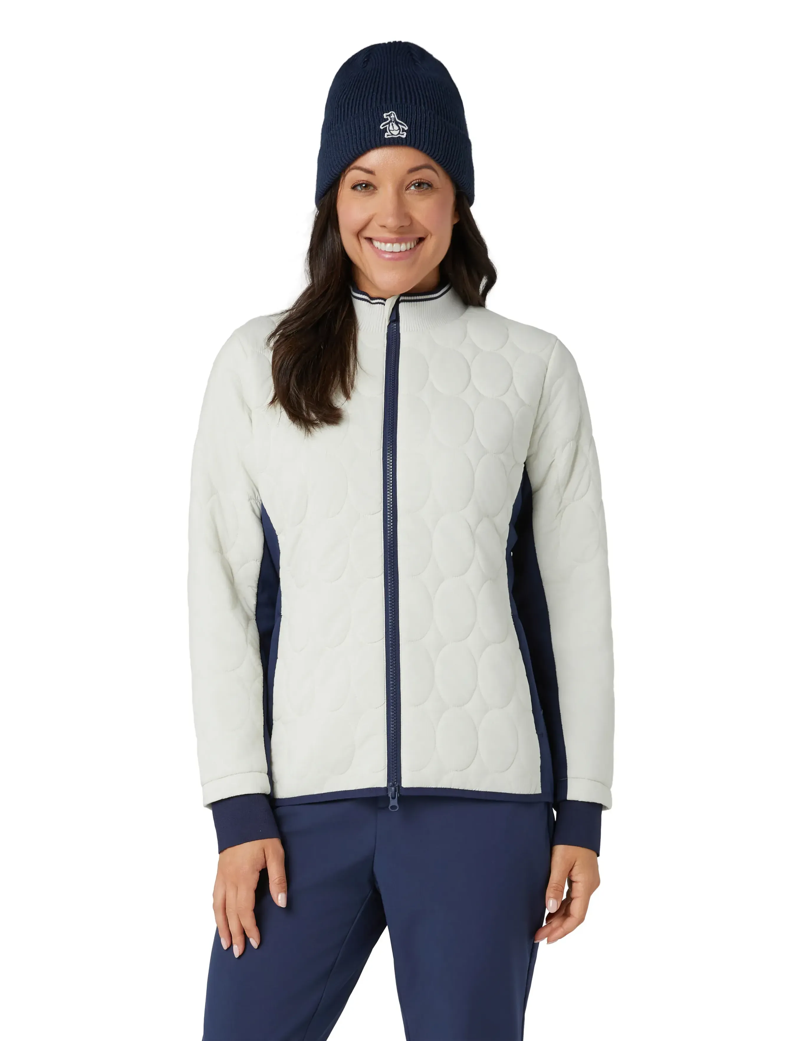 Original Penguin Golf - Quilted Puffer Jacket - golfijakid - silver birch - 4