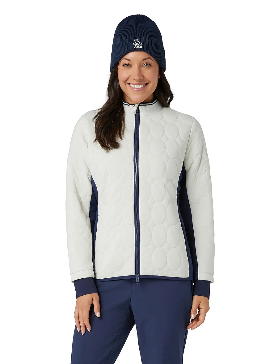 Original Penguin Golf - Quilted Puffer Jacket - golf-jacken - silver birch - 4