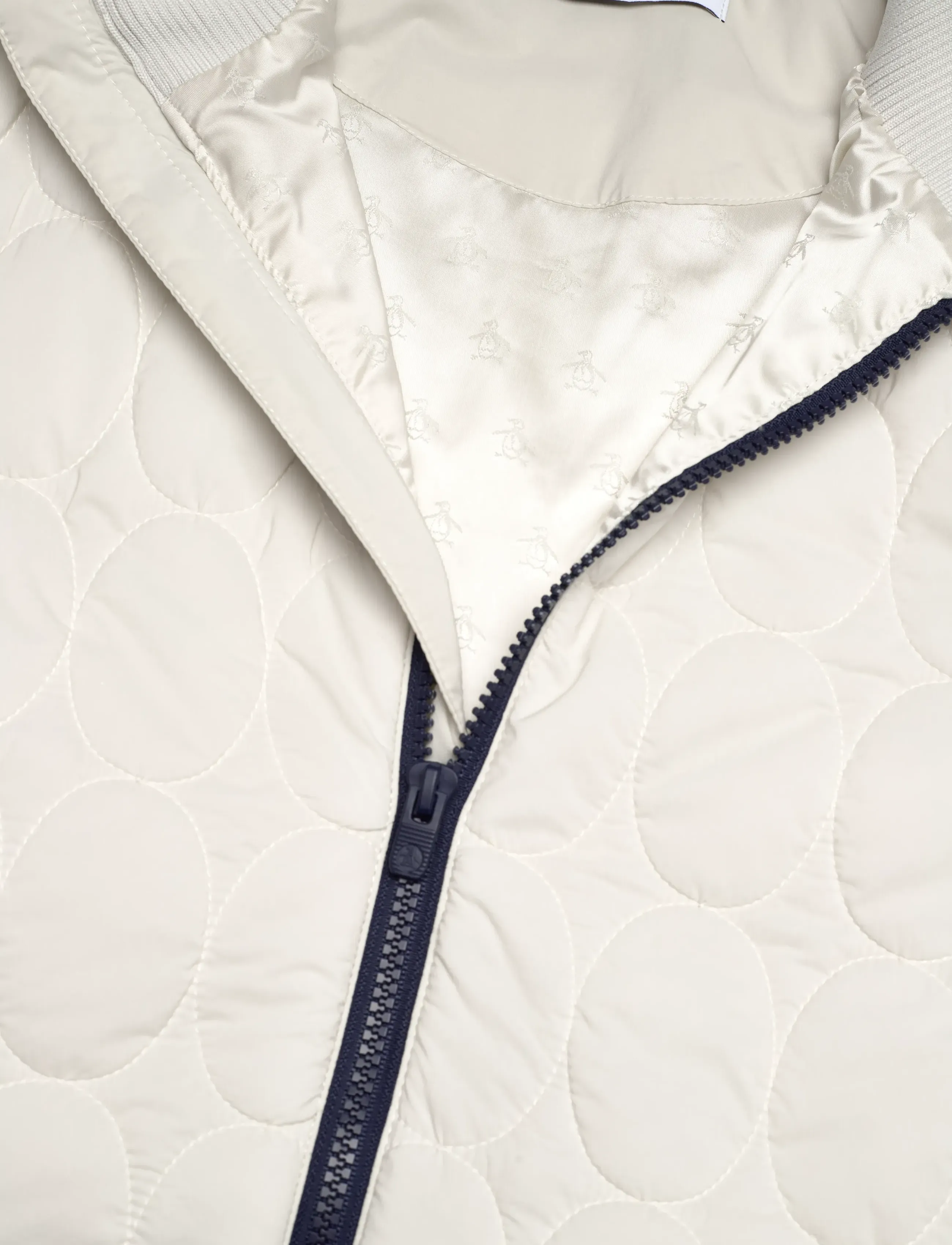 Original Penguin Golf - Quilted Puffer Jacket - golfijakid - silver birch - 5