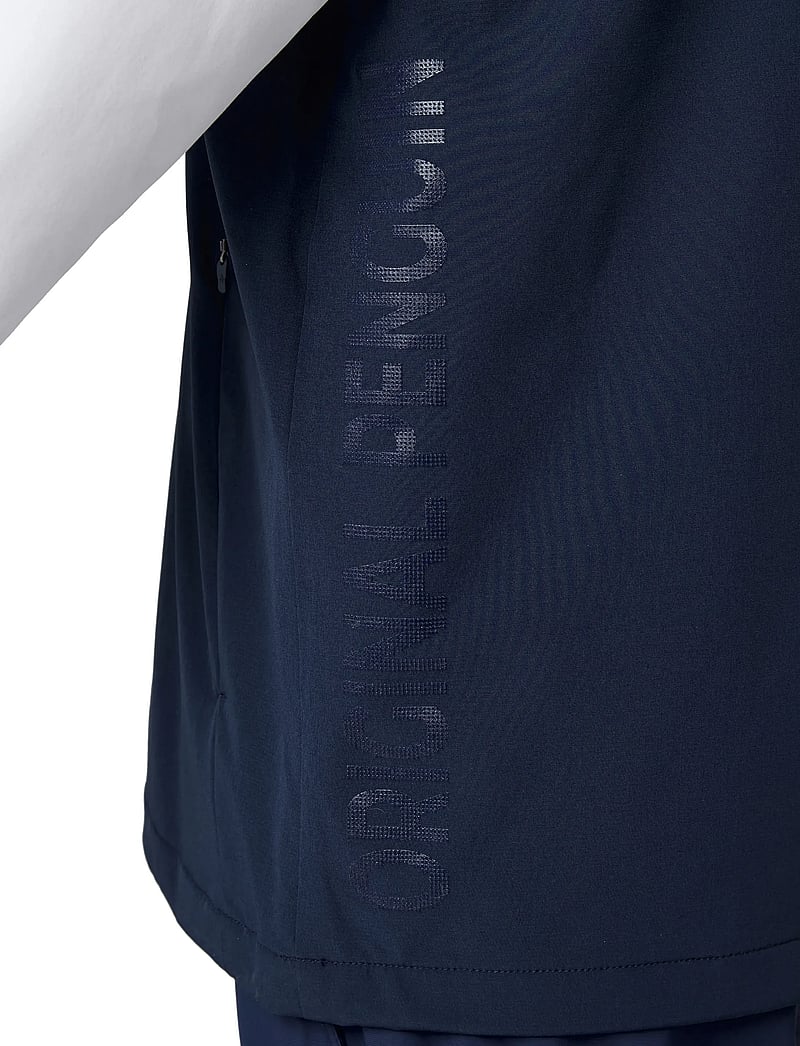 Original Penguin Golf - Long Sleeve 1/4-Zip Colour Block Jacket - golftakit - black iris - 5